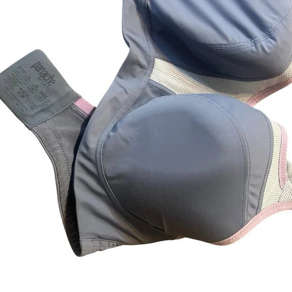 Panache Gray and purple High-Impact Sports Bra 34E - Picture 12 of 12